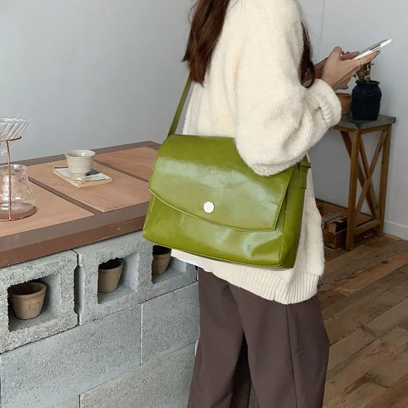 Retro Large Capacity Briefcase with Niche Design - Milo Hub 56