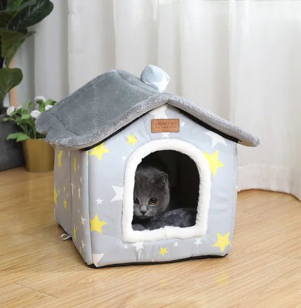 Warm Closed Dog Kennel House for Pets - Milo Hub 56