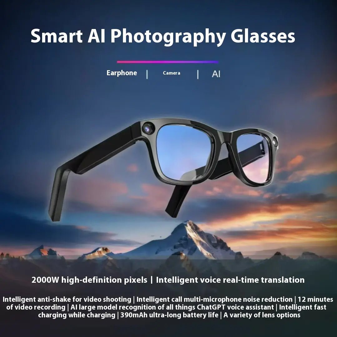 AI Camera Smart Glasses - Milo Hub 56