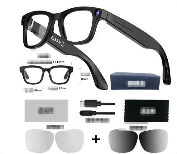 AI Camera Smart Glasses - Milo Hub 56