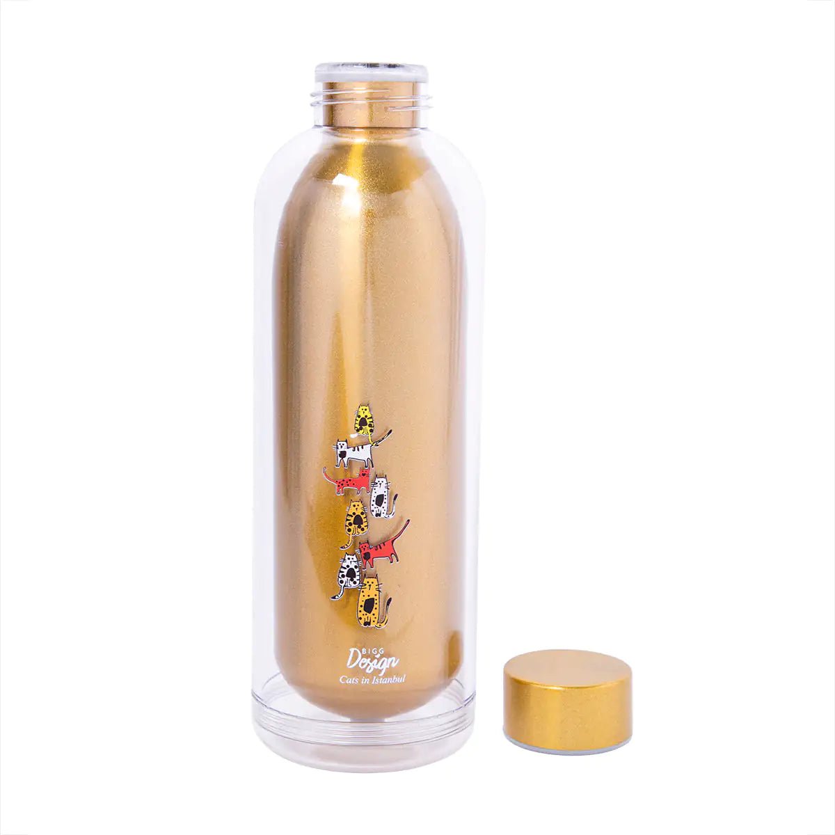 BiggDesign Cats Water Bottle - Milo Hub 56