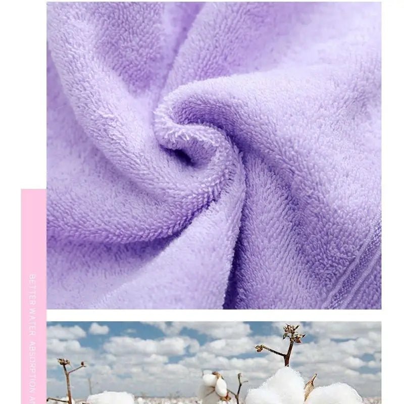 Cotton Fingertip Towels with Cartoon Fruit Embroidery (1/5pcs) - Milo Hub 56