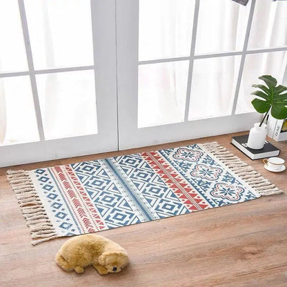 Cotton Linen Area Rug for Home Entrance - Milo Hub 56