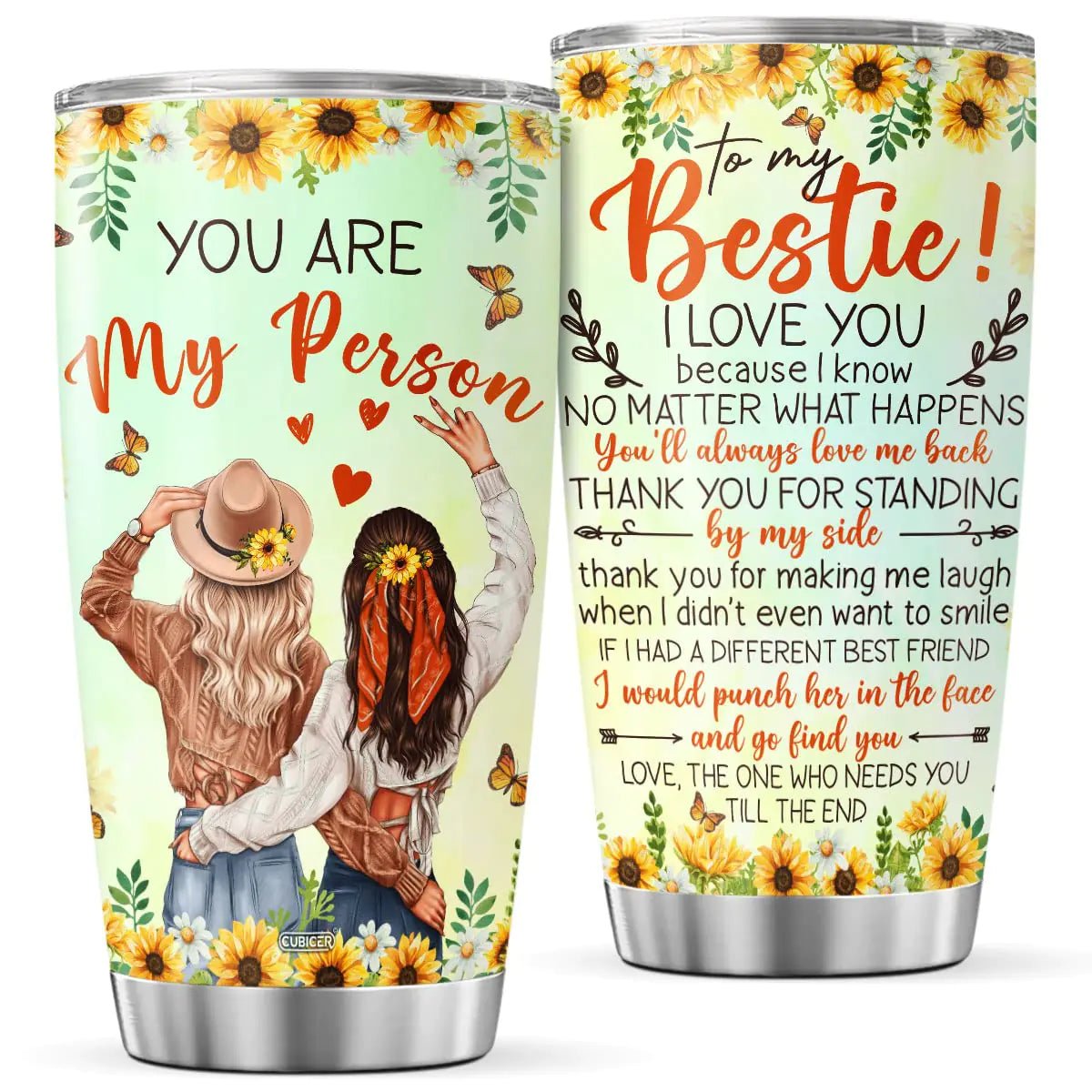 CUBICER Big Sister Coffee Tumbler Gifts From Sisters Tumblers 20 Oz Mugs Double Walled Cups Unique Stainless Steel Mug Travel Cup For Women Bestie Friends On Birthday Christmas Day - Milo Hub 56