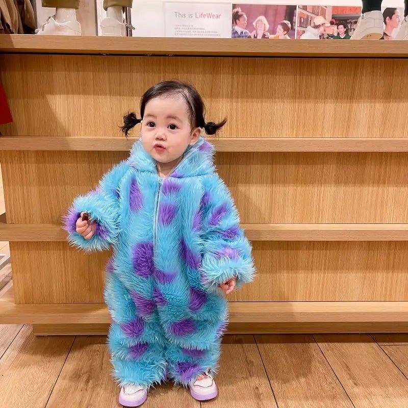 Cute Animal Baby Jumpsuit With Hooded Zipper - Milo Hub 56