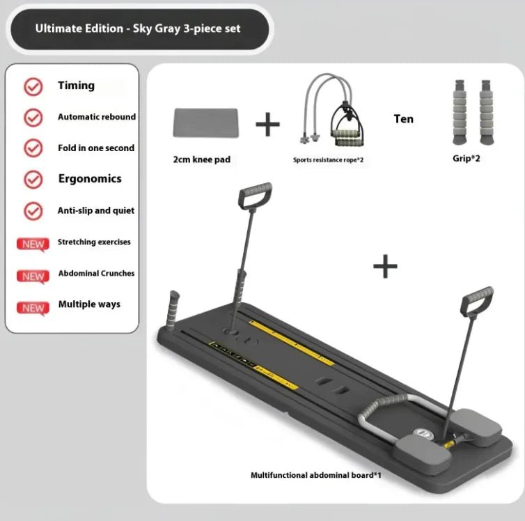 Household Abdominal Wheel Fitness Board - Milo Hub 56