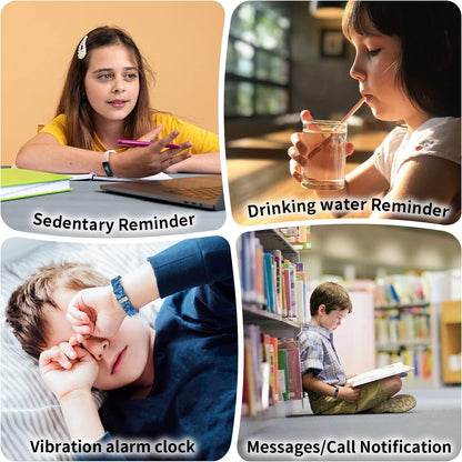 Kids Watch Fitness Tracker, Fitness Watches for Kids, Activity Tracker with Pedometers, Stopwatch, IP68 Waterproof, 11 Sport Modes Smart Watch for Kids Age 6 - 16 Years Old(A) - Milo Hub 56