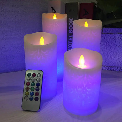 LED Electronic Candle with Remote and Timer (18 Keys) - Milo Hub 56