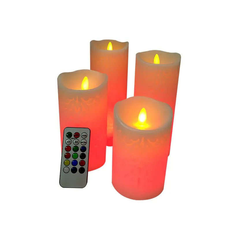 LED Electronic Candle with Remote and Timer (18 Keys) - Milo Hub 56