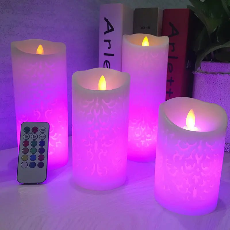 LED Electronic Candle with Remote and Timer (18 Keys) - Milo Hub 56