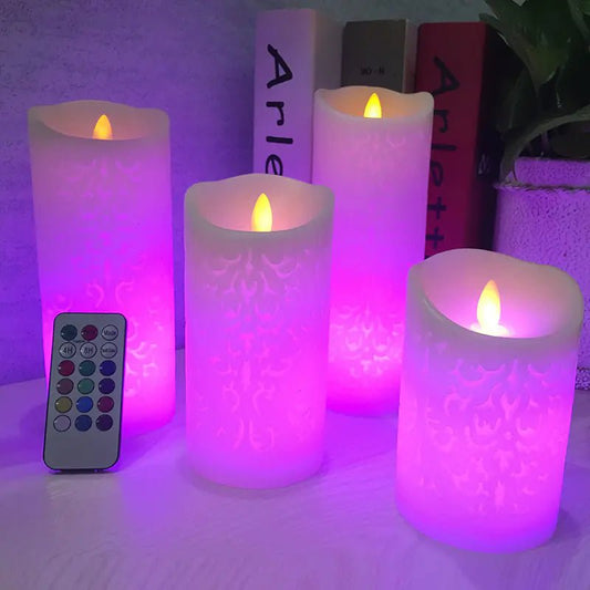 LED Electronic Candle with Remote and Timer (18 Keys) - Milo Hub 56
