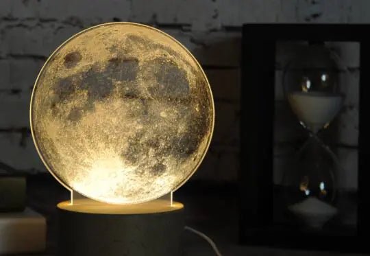 LED Moon Lamp with Bluetooth Speaker - Milo Hub 56