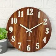 Luminous DIY Wooden Wall Clock for Home Decor - Milo Hub 56