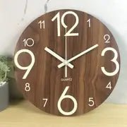 Luminous DIY Wooden Wall Clock for Home Decor - Milo Hub 56