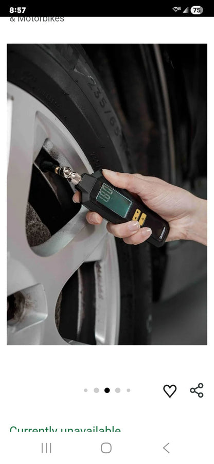 Michelin MC12295 99PSI Digital Tire Pressure Meter - Milo Hub 56