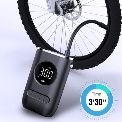 New Car Portable Inflator Pump Mini Bicycle Electric Tire Handheld Wireless Charging Super Car Inflator Pump(E) - Milo Hub 56