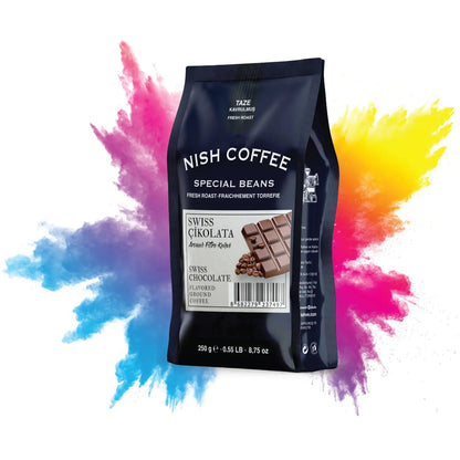 Nish Swiss Chocolate Flavored Filter Coffee 250 Gr - Milo Hub 56