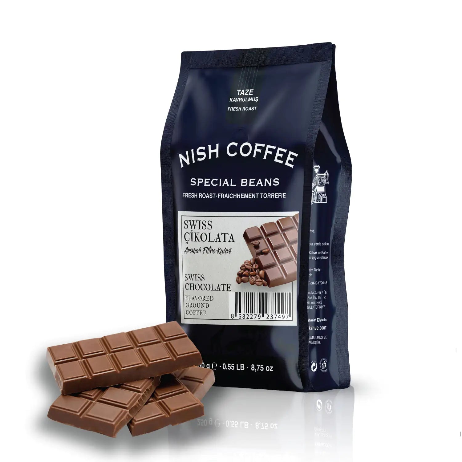 Nish Swiss Chocolate Flavored Filter Coffee 250 Gr - Milo Hub 56