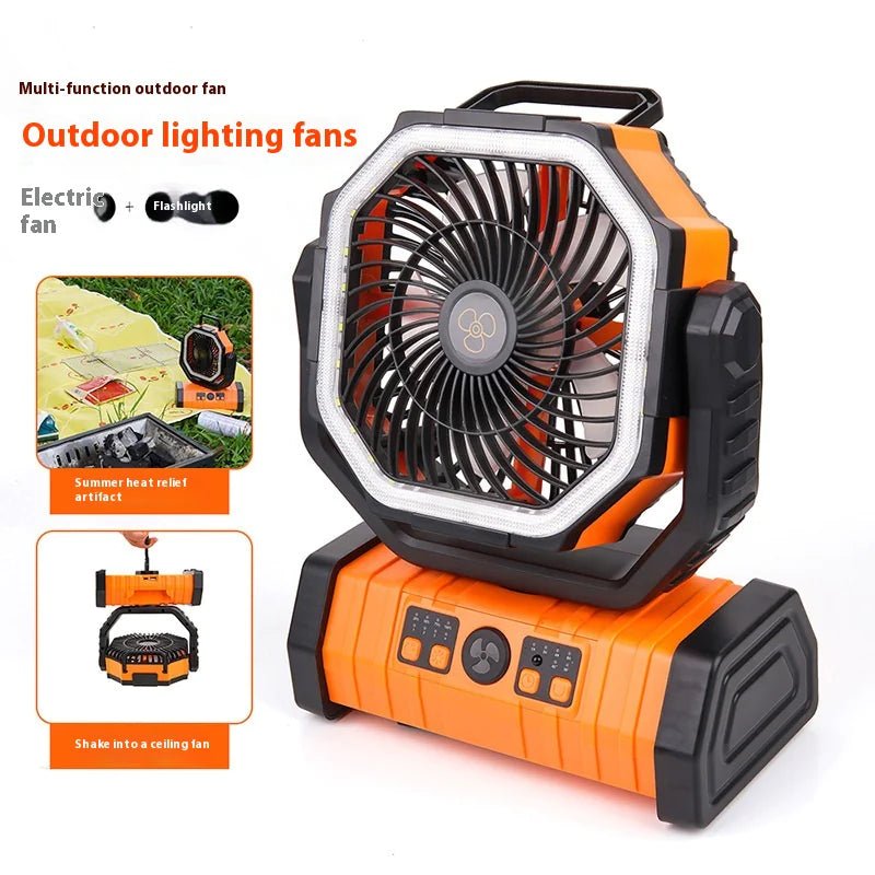 Outdoor Household Power Bank LED Light Camping Fan - Milo Hub 56