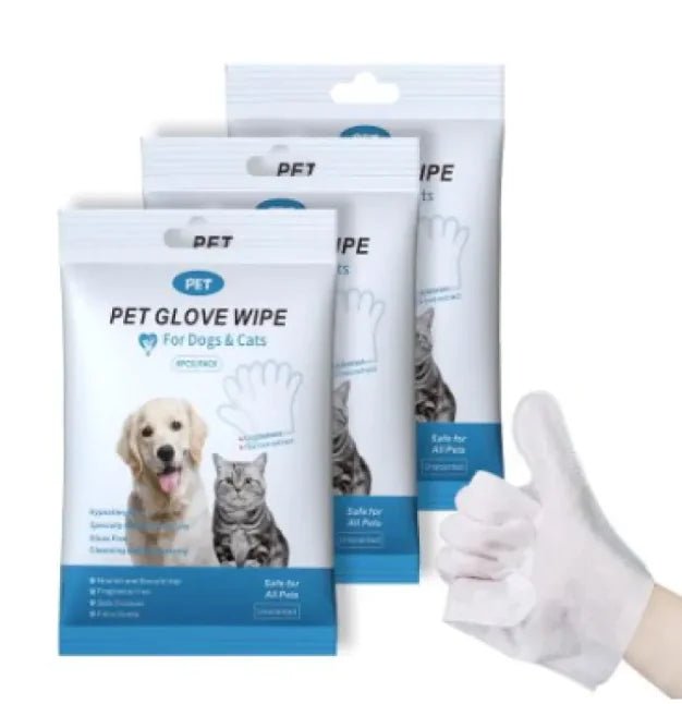 Pet Cleaning Gloves & Wipes - Milo Hub 56