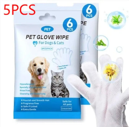 Pet Cleaning Gloves & Wipes - Milo Hub 56