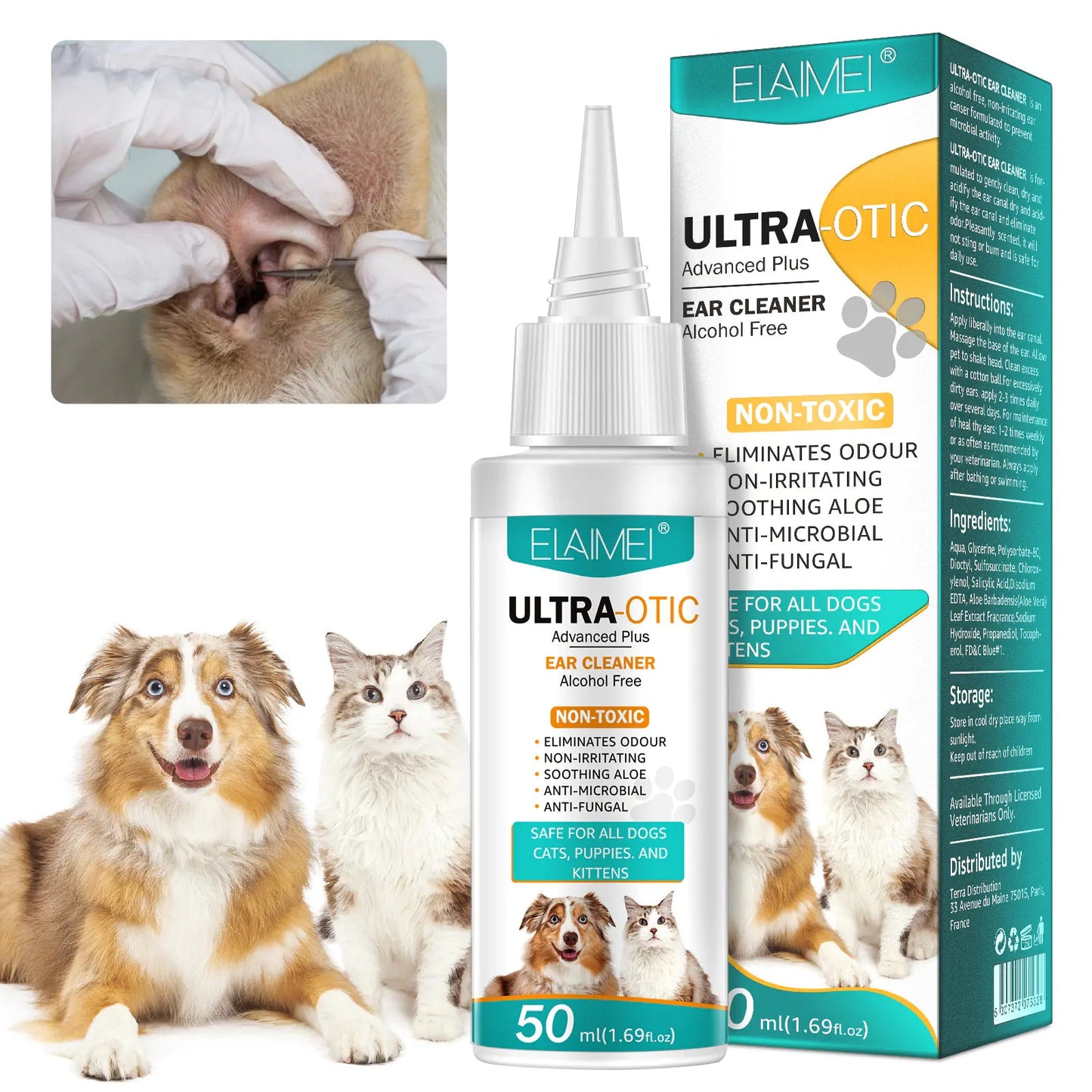 Pet Ear Cleaner 50ml - Milo Hub 56