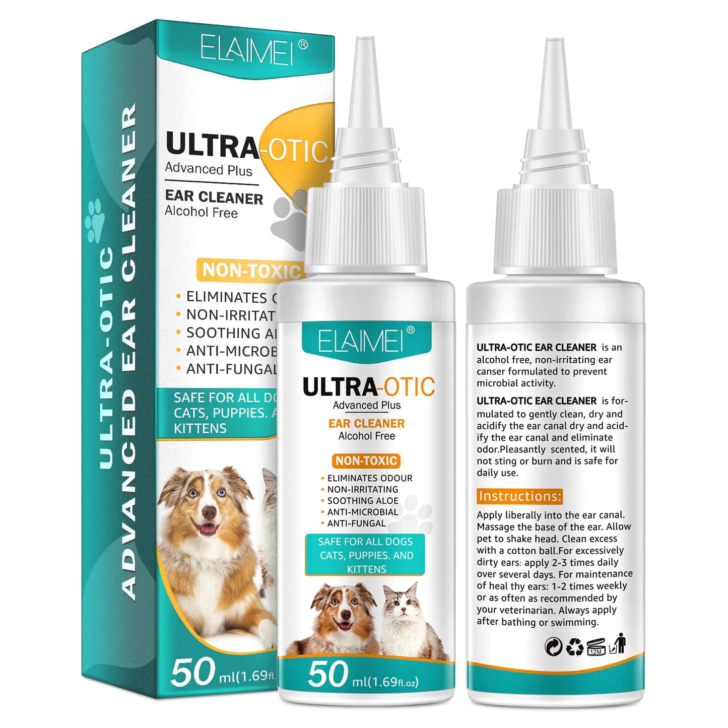 Pet Ear Cleaner 50ml - Milo Hub 56