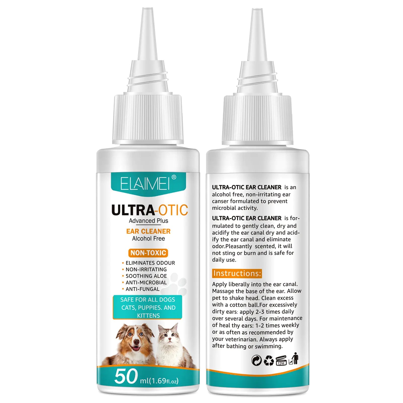 Pet Ear Cleaner 50ml - Milo Hub 56