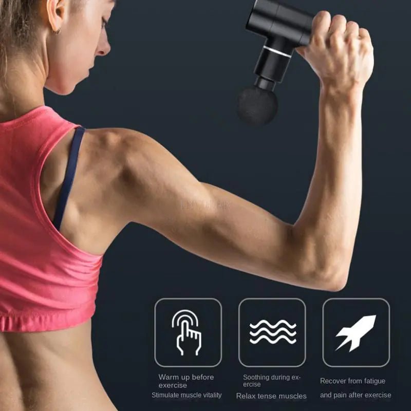 Portable Mini Silent Fascia Gun for Muscle Relief - Milo Hub 56