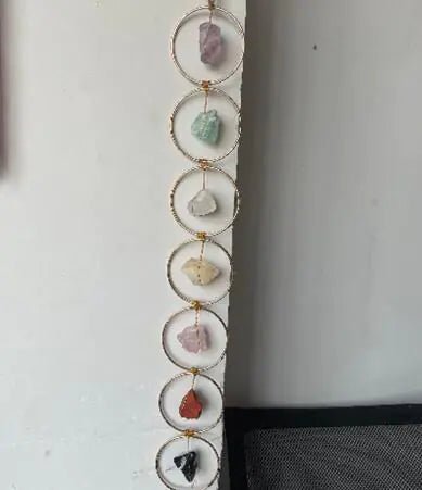 Raw Crystal 7 Gemstone Wall Decor - Milo Hub 56