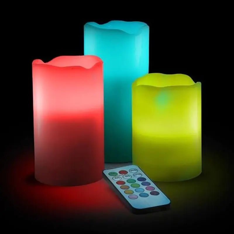 Remote Control Color Changing Plastic Candles - Milo Hub 56