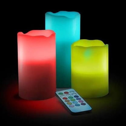 Remote Control Color Changing Plastic Candles - Milo Hub 56