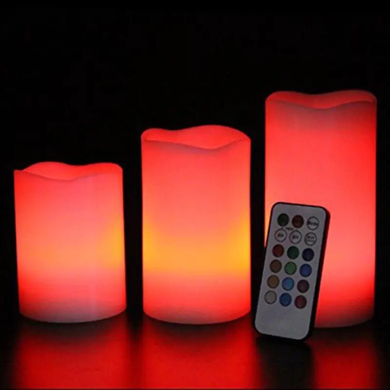 Remote Control Color Changing Plastic Candles - Milo Hub 56