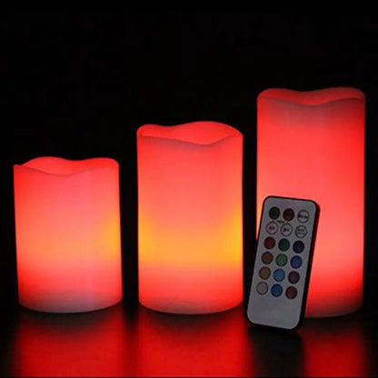 Remote Control Color Changing Plastic Candles - Milo Hub 56