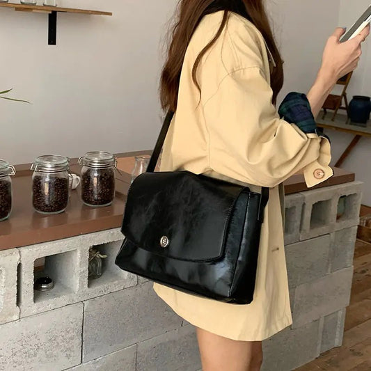 Retro Large Capacity Briefcase with Niche Design - Milo Hub 56