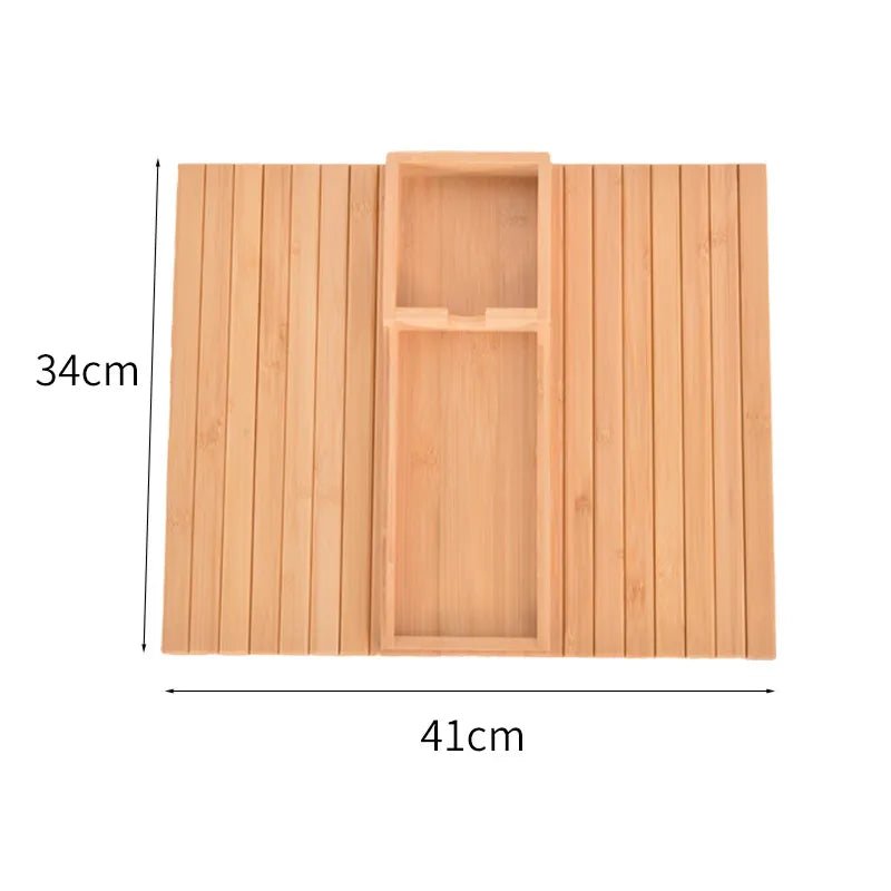 Sofa Arm Rest Tray Bamboo - Milo Hub 56