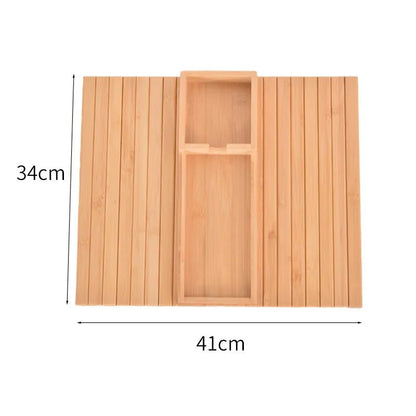 Sofa Arm Rest Tray Bamboo - Milo Hub 56