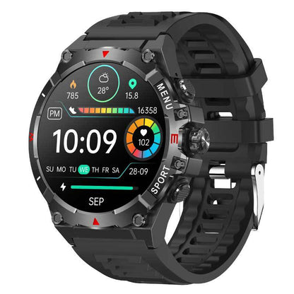 TG02 Outdoor Smart Watch GPS Positioning Altitude Pressure Compass Heart Rate Bluetooth Call Sports Watch(E) - Milo Hub 56