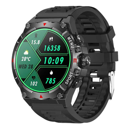TG02 Outdoor Smart Watch GPS Positioning Altitude Pressure Compass Heart Rate Bluetooth Call Sports Watch(E) - Milo Hub 56