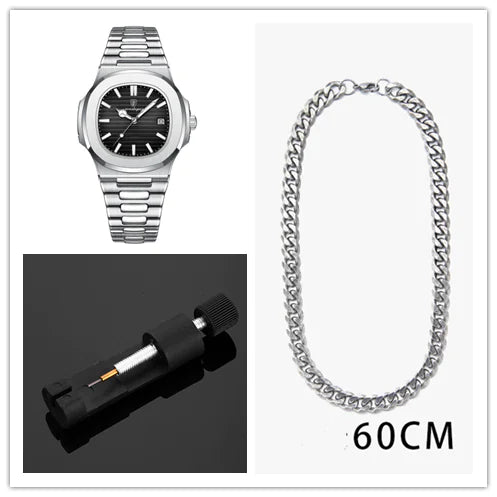 Waterproof Men's Quartz Watch - Milo Hub 56