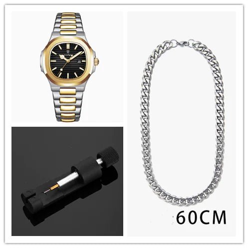 Waterproof Men's Quartz Watch - Milo Hub 56