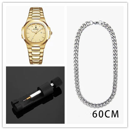 Waterproof Men's Quartz Watch - Milo Hub 56