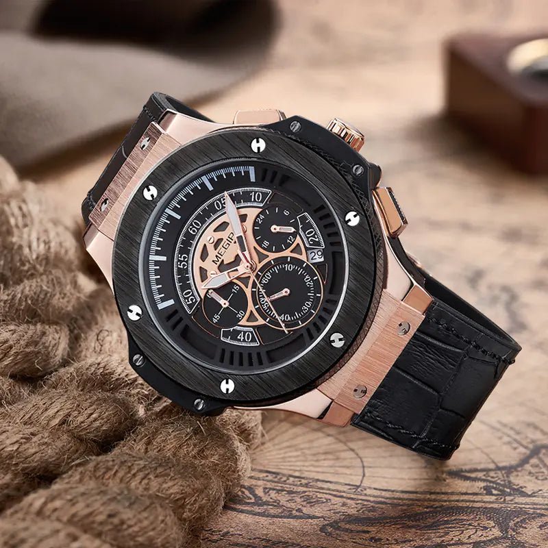 Waterproof Multifunctional Quartz Watch for Men - Milo Hub 56