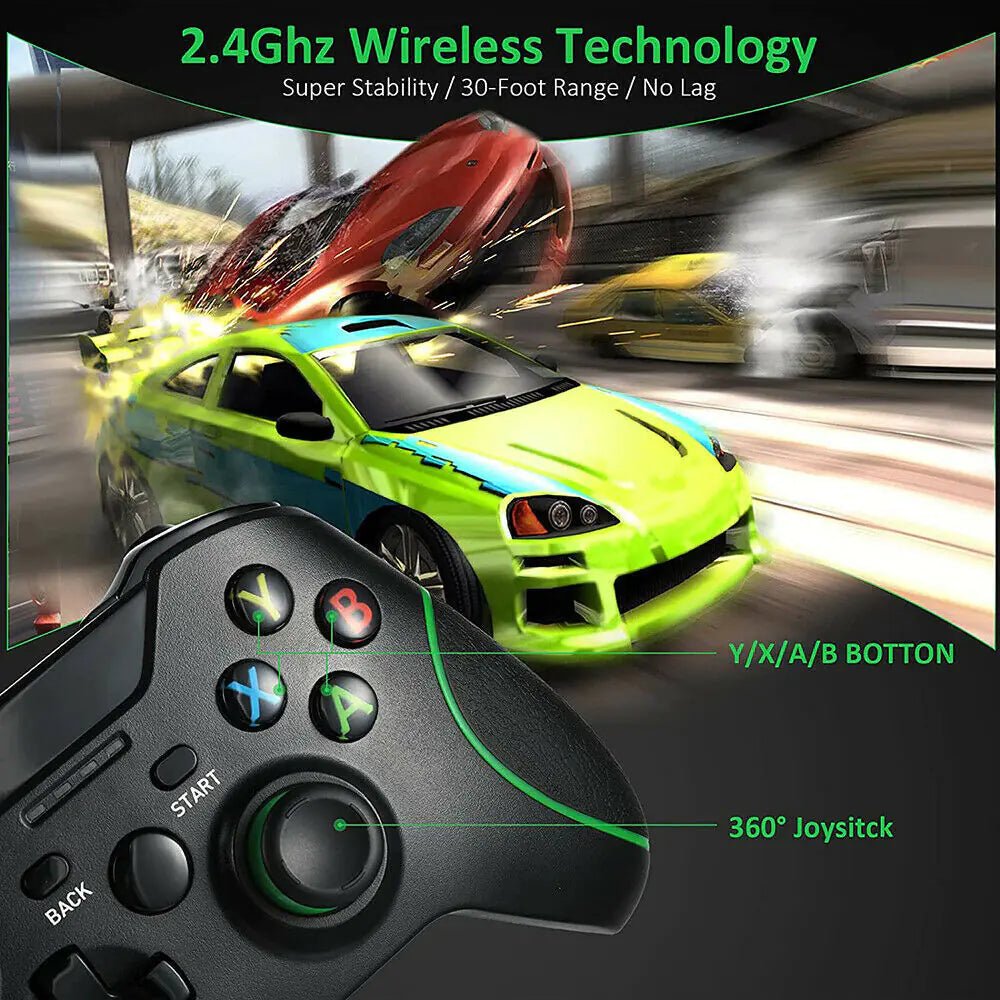 Wireless Controller For Microsoft Xbox One / S / X / E / Windows 7 8 10 PC 2.4G - Milo Hub 56