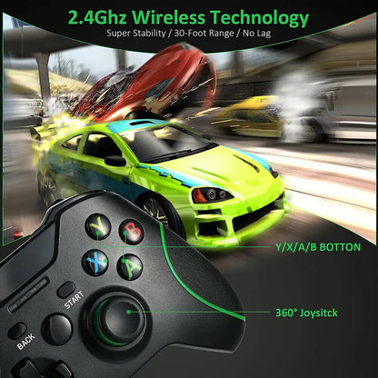 Wireless Controller For Microsoft Xbox One / S / X / E / Windows 7 8 10 PC 2.4G - Milo Hub 56