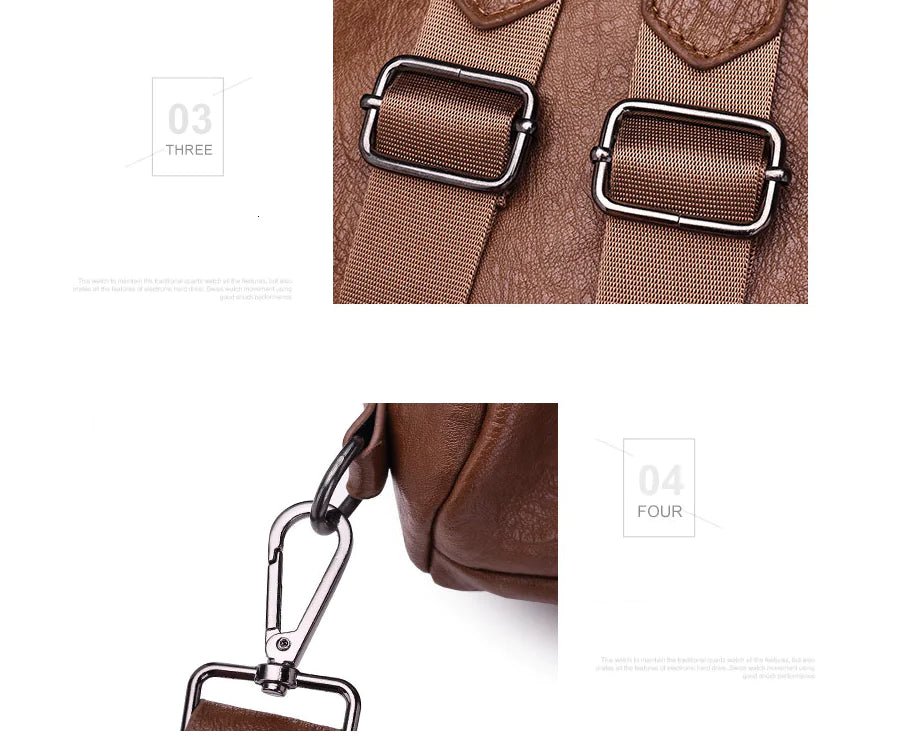 Women's Backpack - Dual Shoulder Bag - Milo Hub 56