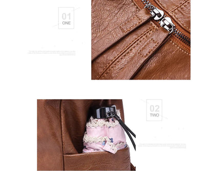 Women's Backpack - Dual Shoulder Bag - Milo Hub 56